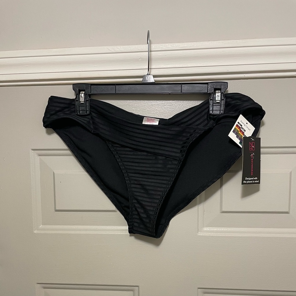 2/$10 No Boundaries Black Mix & Match Bikini Bottoms XL 15-17 NWT 🖤